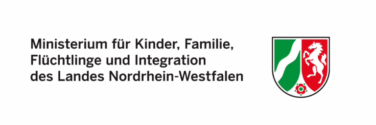 Logo Ministerium für Kinder, Familie, Flüchtlinge und Integration des Landes Nordrhein-Westfalen