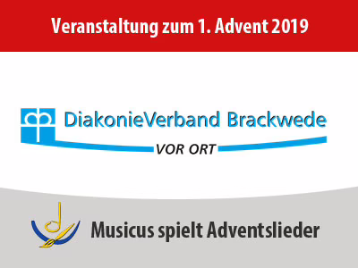 Musicus spielt Lieder zum 1. Advent 2019 im Diakonieverband Brackwede