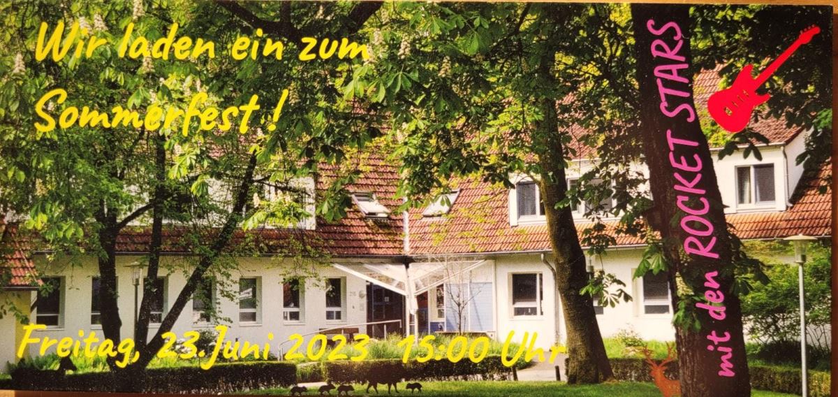 Rocket Stars spielen auf dem Sommerfest der Wohnstätte Kiebitzhof am 23. Juni 2023